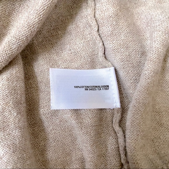 Cropped cardigan cotton sweater - Picture 4 of 4